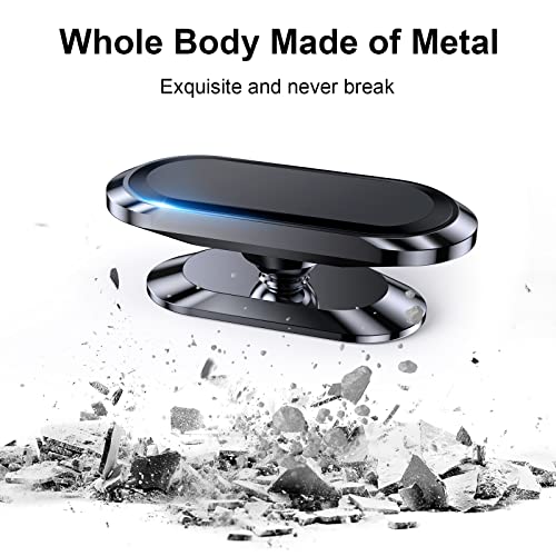 2-Pack Magnetic Car Phone Mount with 360° Rotation
