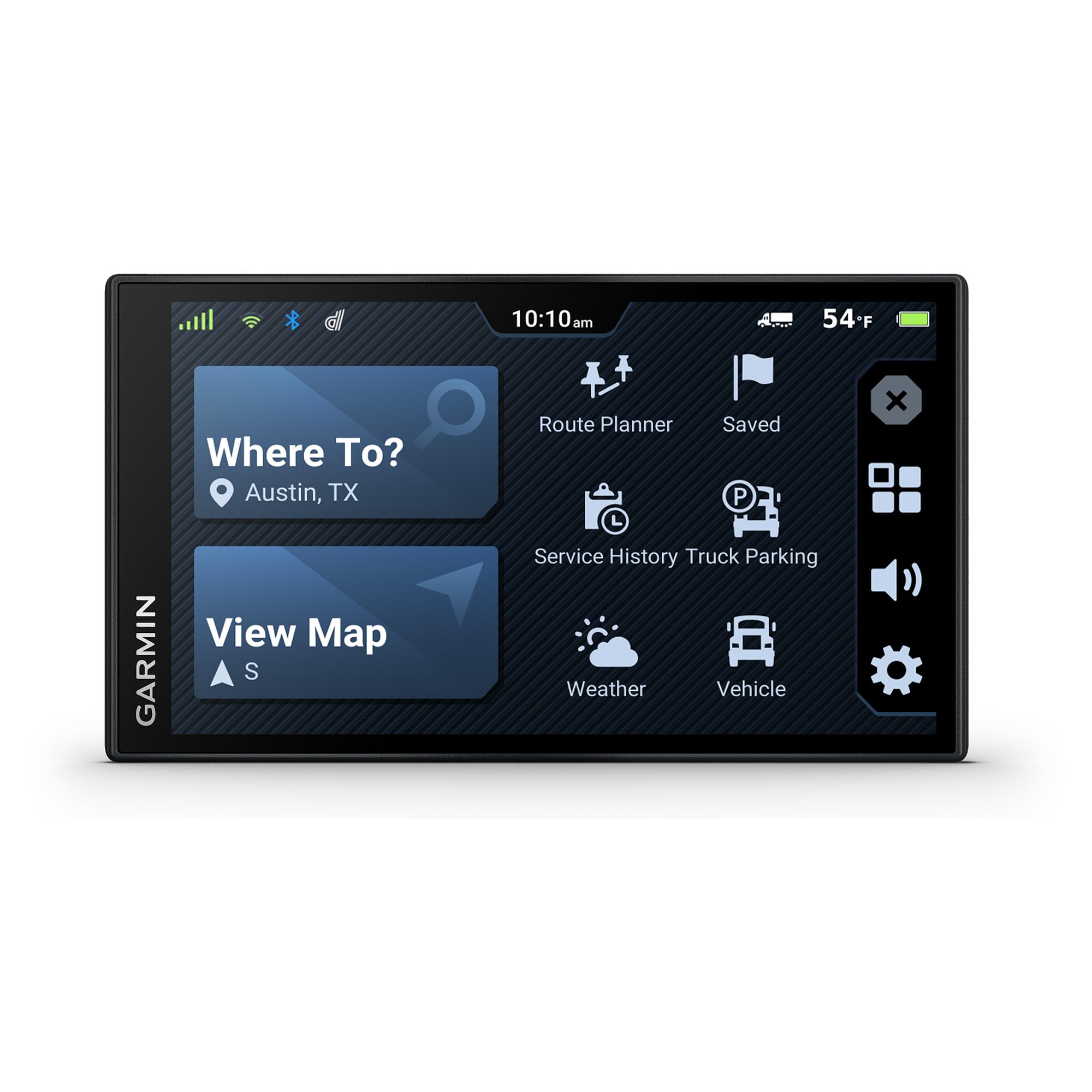 7" GPS Truck Navigator with Built-in Dash Cam & Custom Routing