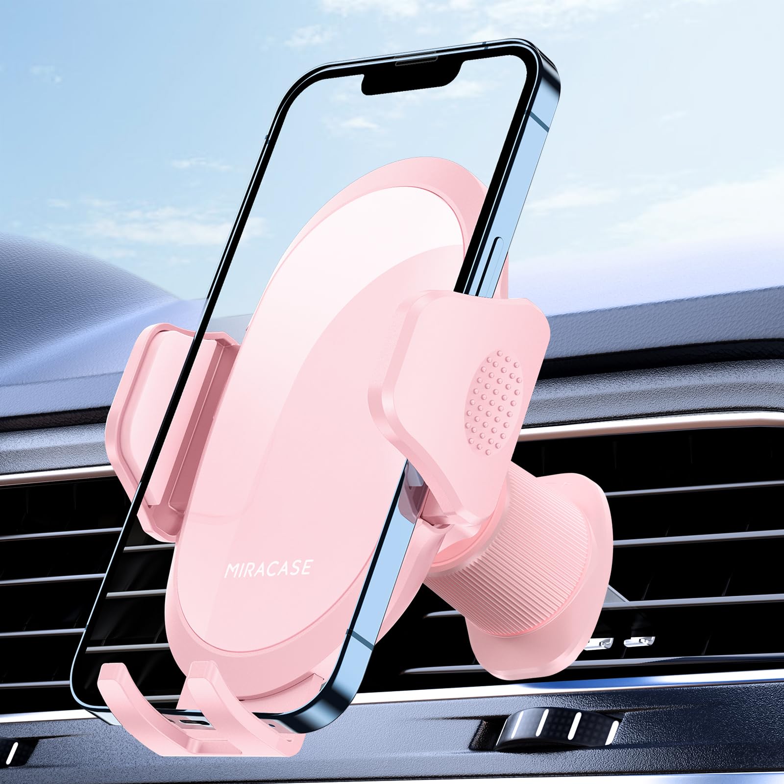 Air Vent Car Phone Mount with Metal Hook Clip